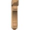Ekena Millwork Merced Arts and Crafts Rough Sawn Bracket w/ Offset Brace, Western Red Cedar, 8"W x 34"D x 38"H BKT0806X34X38MRC03RWR - alternate 2